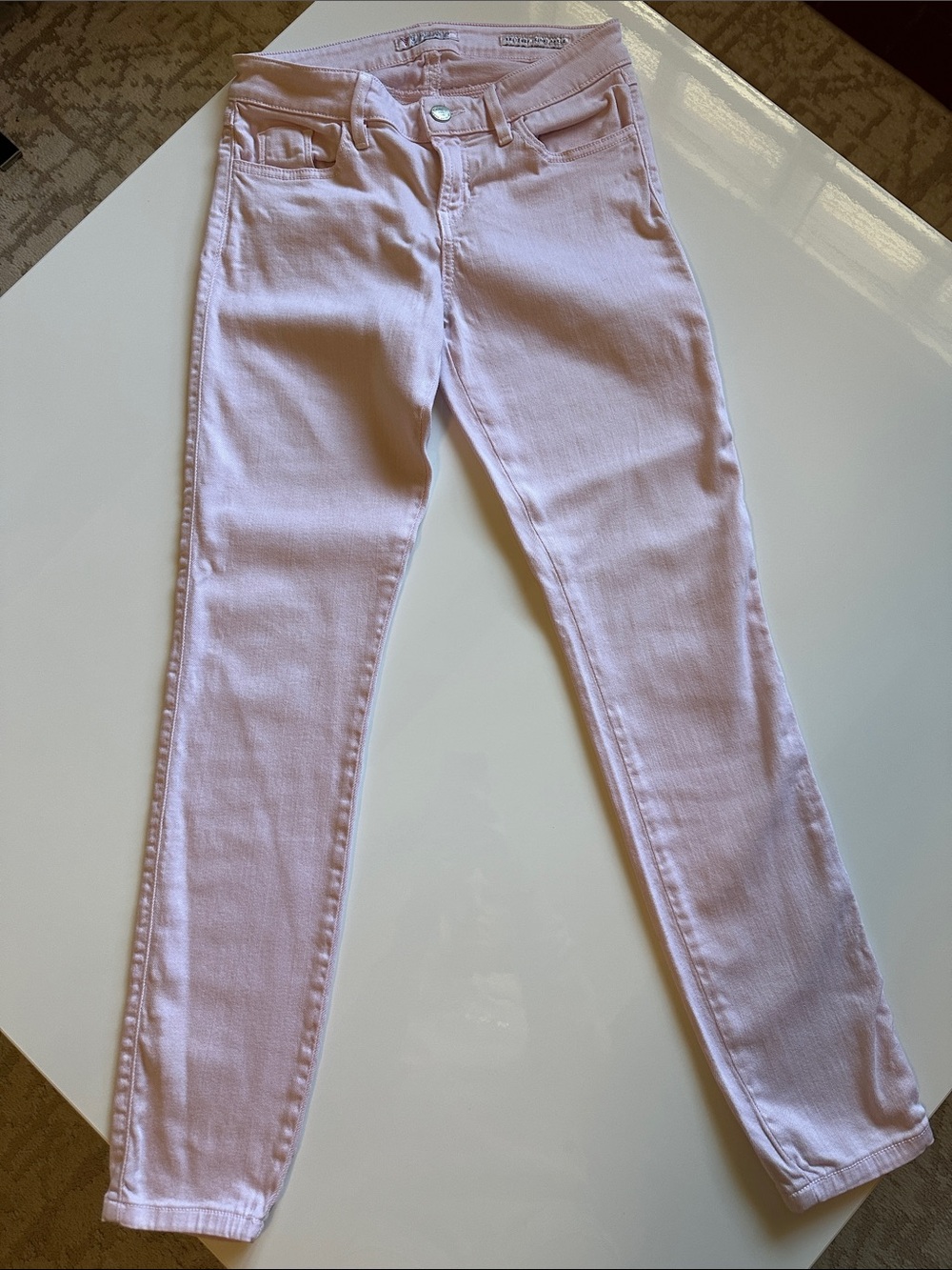 Guess Light Pink Skinny Jeans for Women